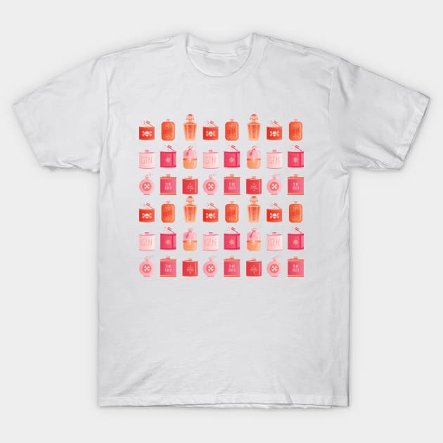 flasks pink T-Shirt by CatCoq